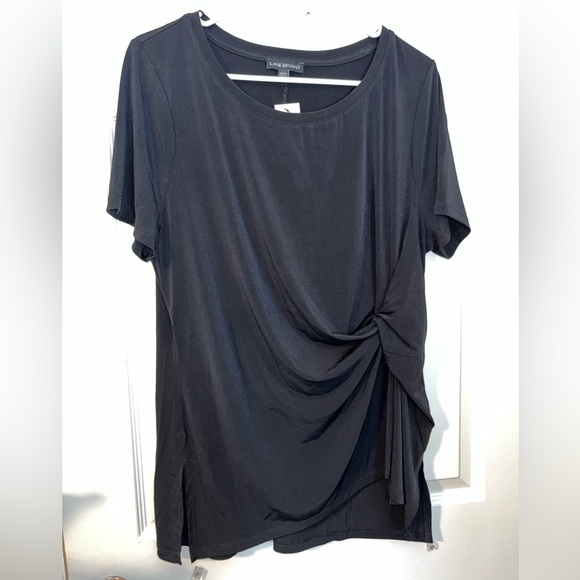 Lane Bryant Black Blouse Sz 14/16 - Picture 5 of 11